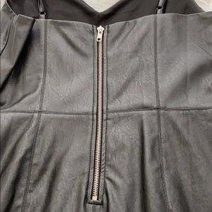 silence + noise Dresses - Black Pleather Dress silence + noise Dresses - Black Pleather Dress